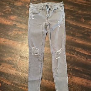 Gray American Eagle jeans